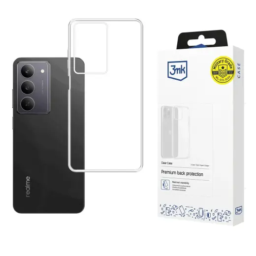 3mk Clear Case for Realme 14x caurspīdīgs