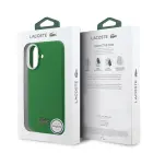 Lacoste Iconic Petit Pique Metal Logo MagSafe Case for iPhone 17 Green Foto 6
