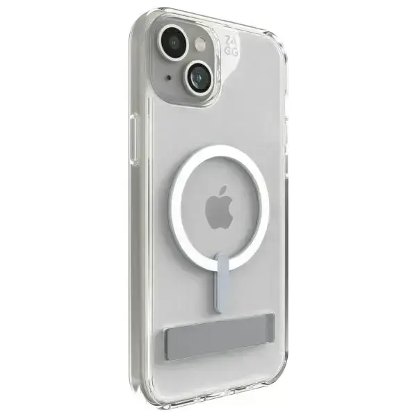 Etui ZAGG Crystal Palace Snap Kickstand  MagSafe do iPhone 15 Plus przezroczysty/clear Foto 6