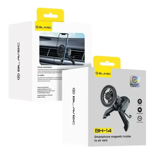 Blavec Car holder BH-14 magnetic Magsafe to air vent (BH14-MAVB) black Foto 9