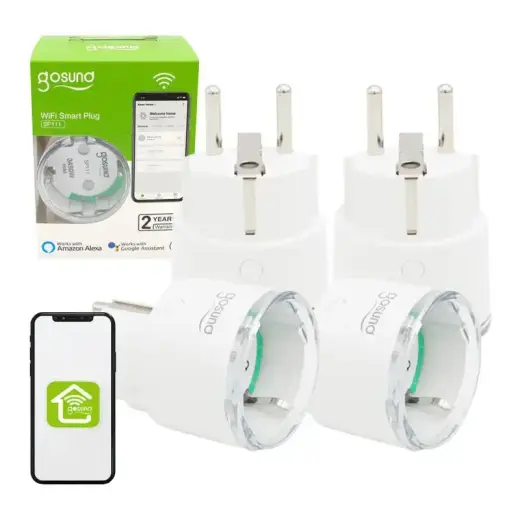 Smart plug WiFi Gosund SP111 3680W 16A, Tuya 4-pack Foto 6