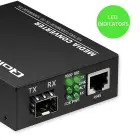 Qoltec Bidirectional Ethernet SWITCH Media Converter 1x RJ45 1x SFP| 1000Mbps | 5V Foto 7