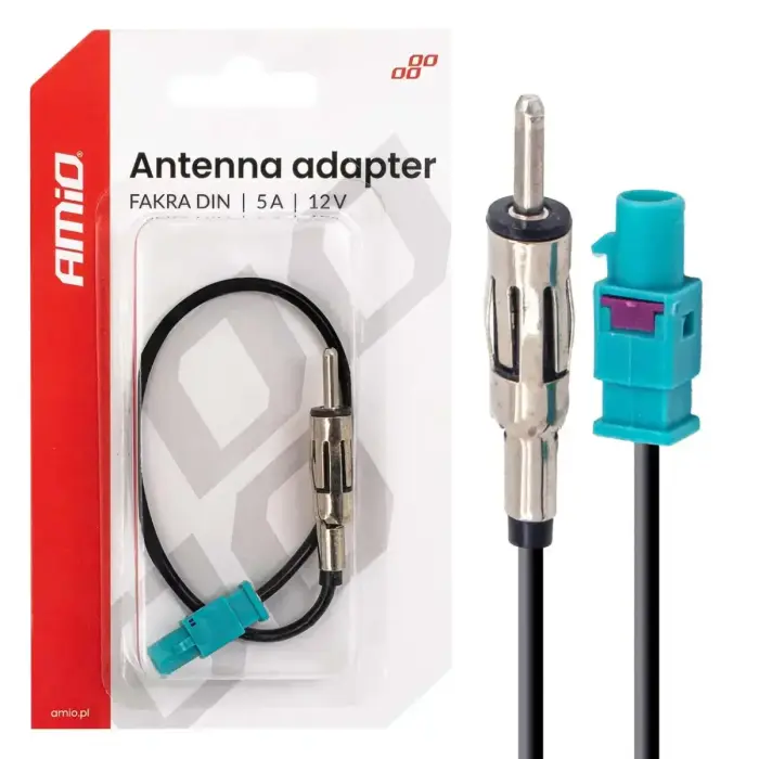 Antenas adapteris FAKRA–DIN 5A 12V AMIO-04443