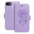 MEZZO dreamcatcher book type phone case for iPhone 7 | iPhone 8 | iPhone SE (2020) | iPhone SE (2022) purple — Photo 1