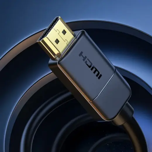 Кабель Baseus HDMI 2.0 4K 60 Гц 3D HDR 18 Гбит|с 1 м черный (CAKGQ-A01) Фото num