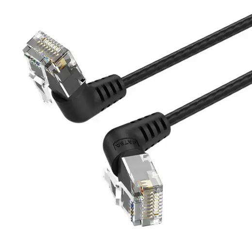 Network Cable UTP Cat.6 Vention IBOBJ, RJ45 Ethernet, 5m (black) Foto 4