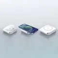 Dudao A11N 15W 3in1 inductive charger - white Фото num
