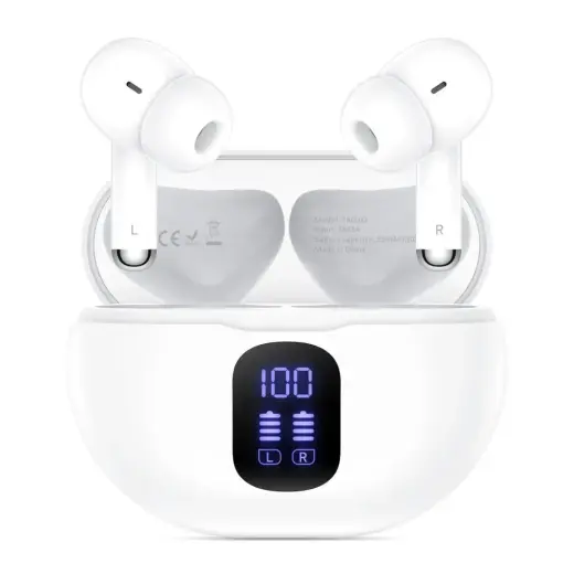 Tech-Protect UltraBoost TWS Pro G2 Headphones - White Foto 2