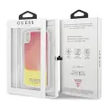 Guess GUHCPXGLCPI iPhone X|Xs różowy |pink hard case California Glow in the dark Фото num
