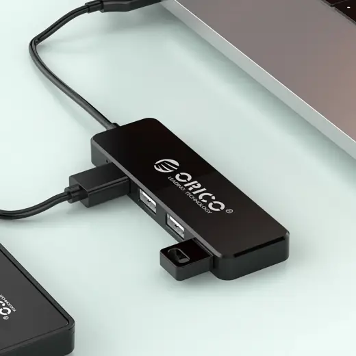 Orico FL01 USB-A Hub Docking Station 4x USB-A 2.0 - Black Фото num