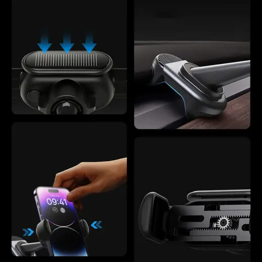 Electric car holder with solar panel for Tesla Model 3 | Y Baseus T-Space - black Foto 18