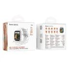 Smartwatch 1,83" IP68 with call function Hoco Y44 silver — Photo 5