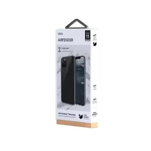 UNIQ Air Fender telefona maciņš priekš iPhone 11 Pro Max dūmo pelēks tonēts Foto 1