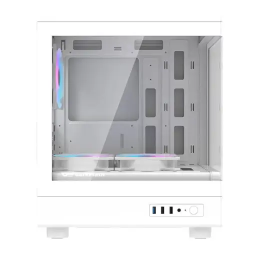 Darkflash DB330M computer case + 3 aRGB fans (white) Foto 3