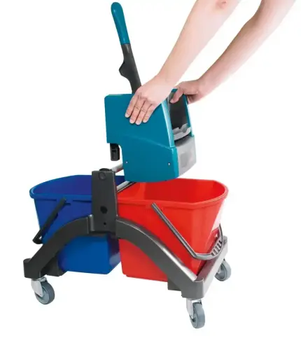 LEIFHEIT Тележка для уборки Duo Professional 2x17л Фото num