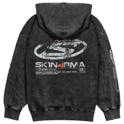 Skinarma hoodie Vulcan L black Фото num