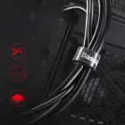 Baseus Rainbow Circle hook and loop Straps - Velcro tape Velcro cable organizer 3m gray (ACMGT-F0G) Foto 7