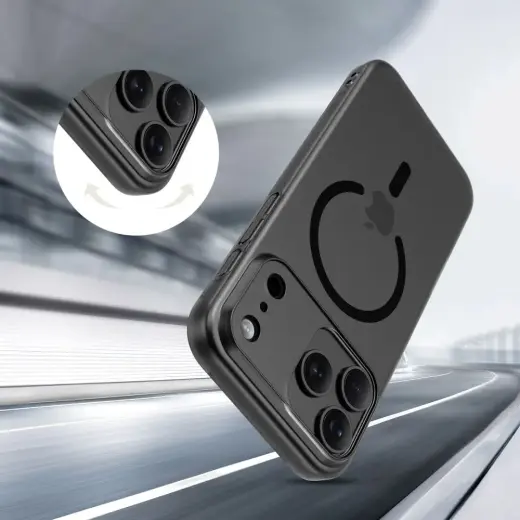 TECH-PROTECT MAGSLIM MAGSAFE IPHONE 17 PRO MAX MATTE|BLACK Foto 5