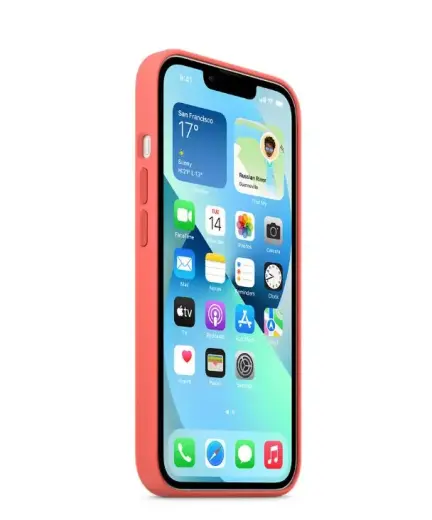 MM253ZM|A Apple Silicone Magsafe Cover for iPhone 13 Pink Pomelo Foto 2