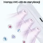 USAMS Mini UV-C Disinfecting Lamp Handheld Sterilizer white ZB159XDD01 (US-ZB159) Foto 3