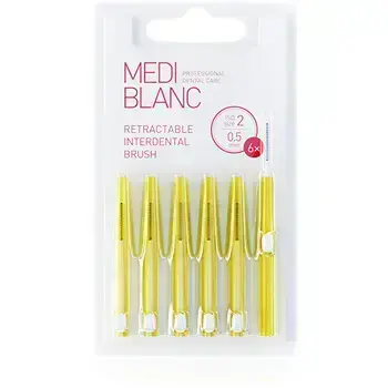 MEDIBLANC Mezizubní vysouvací kartáčky 0,5 mm 6.0ks