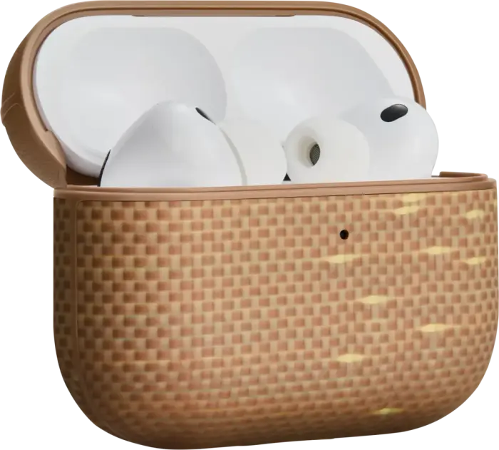 Pitaka Aramid Fiber Magnetic Case, Golden Glint - AirPods Pro 3