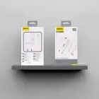 Dudao A23LEU 2.4A GaN EU USB-A Wall Charger with USB-A to Lightning Cable - White Foto 3