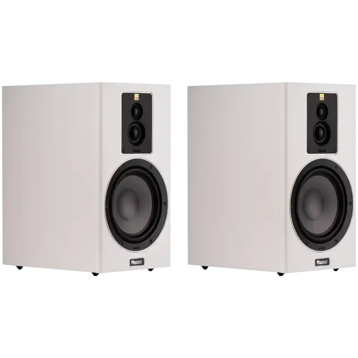 Magnat Signature 603 Bookshelf Speakers, Satin white, Pair
