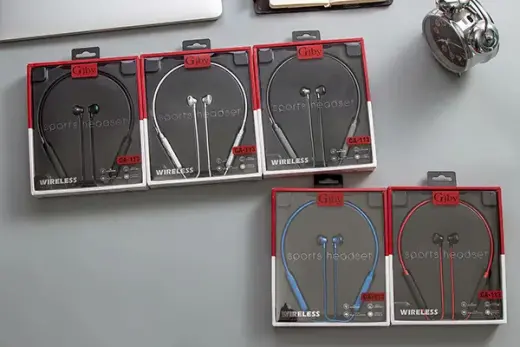 GJBY headphones - SPORTS BLUETOOTH CA-113 Blue Foto 9