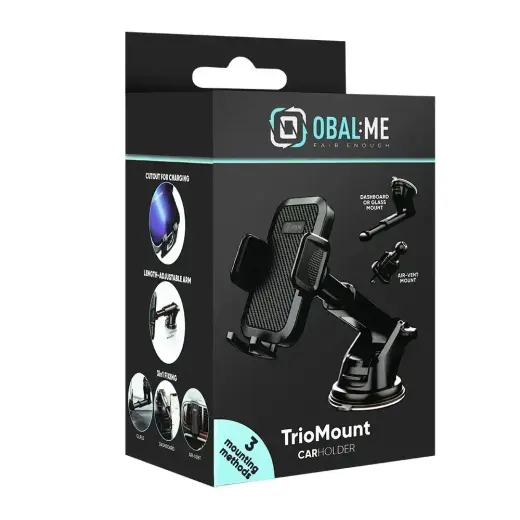 OBAL:ME TrioMount Car Holder Black (Damaged Blister) Photo
