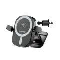 Dudao FW11 car phone holder with 15W inductive charger for air vent | cockpit - black Photo