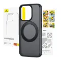 Phone Case Baseus SkyRing Magnetic with Stand for iP 14 Pro Max + tempered-glass and cleaning kit (black) Foto 5