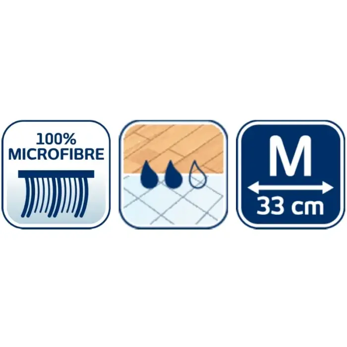 LEIFHEIT Replacement cloths, 2 pcs, Clean & Compact M microfiber
