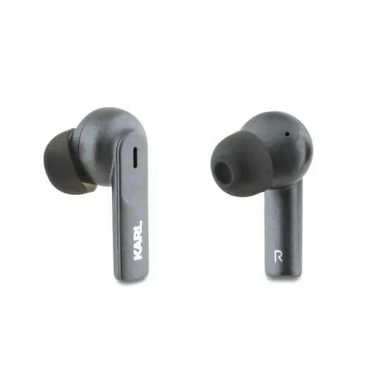 Karl Lagerfeld Elongated Logo ANC|ENC TWS Wireless Earphones Black Foto 4