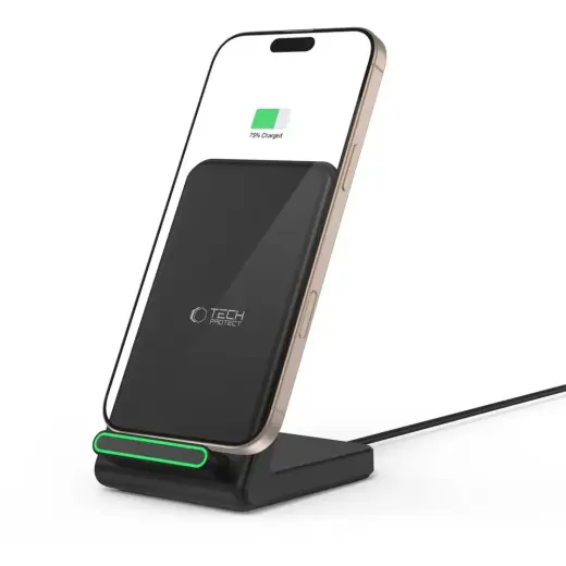 TECH-PROTECT QI15W-A40 WIRELESS CHARGER BLACK Foto 7