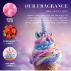 Baylis & Harding Cosmic Unicorn Globe Bath Bubbles Gift in Clear Photo