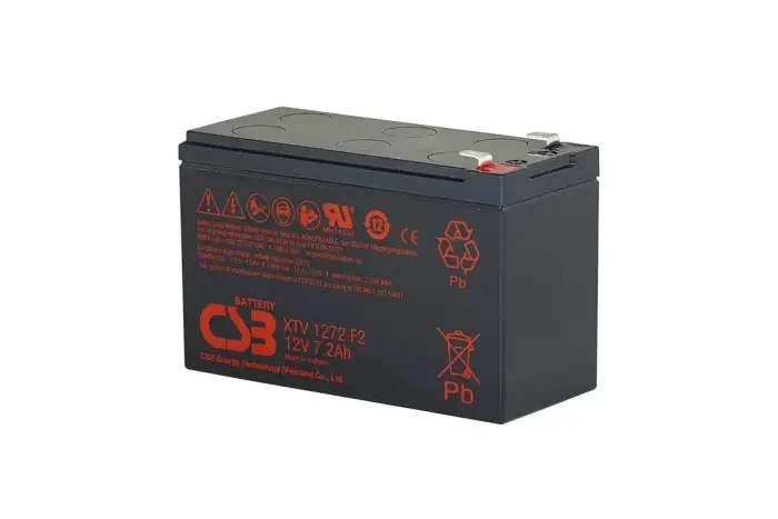 Lead acid battery 12V 7.2Ah Pb AGM VRLA CSB