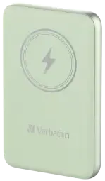 Enerģijas krātuve Verbatim Charge n Go 10000mAh Magnetic Wireless Charge Green 20W