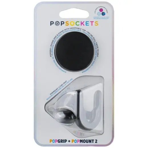 Popsockets Car Vent 2 + PopGrip czarny Foto 8