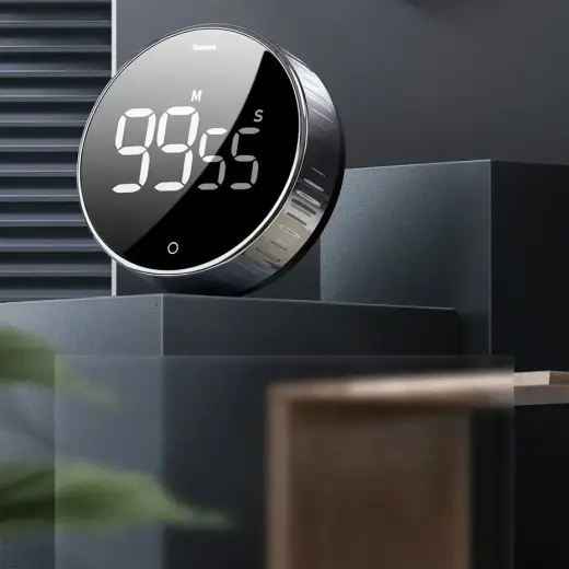 Baseus Heyo rotary timer electronic timer black timer (ACDJS-01) Foto 9