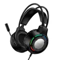 Borofone Headphones BO112 Wave gaming with microphone black Фото num