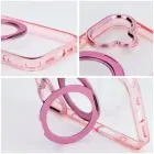Case for iPhone 15 Frame Circle Stand compatible with MagSafe pink — Foto 5