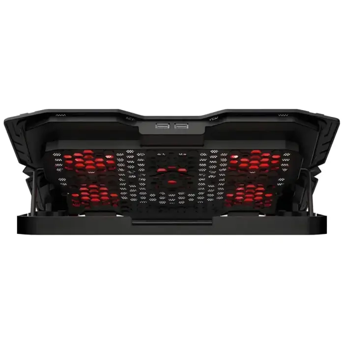 XTRIKE ME Laptop Cooling Pad with Built-in Phone Holder FN-813 Black Foto 3