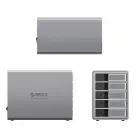 Orico 9858T3 5 Big DAS Solution ProThunder Disk Array with Thunderbolt 3 for 5 x 2.5"/3.5" SATA HDD/SSD - Gray Фото num