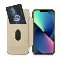 iCarer CE Oil Wax Premium Leather Folio Case iPhone 14 Plus magnetic flip case MagSafe brown (AKI14220707-BN) — Photo 7