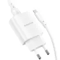Borofone Wall charger BN1 Innovative - USB - 2,1A with USB to MicroUSB white Photo