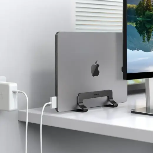 Ugreen Aluminum Vertical Stand Holder Stand for MacBook Laptop Tablet Silver (20471 LP258) Foto 6