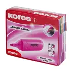 Teksta marķieris KORES BRIGHT LINER rozā Foto 5