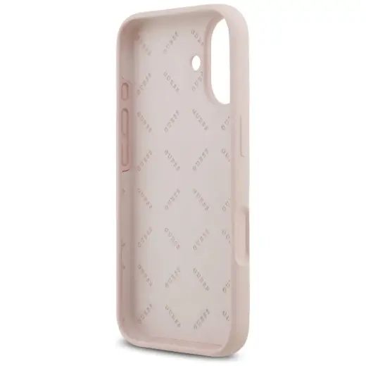 Guess Silicone Big 4G Script Case for iPhone 17 Pink Foto 7