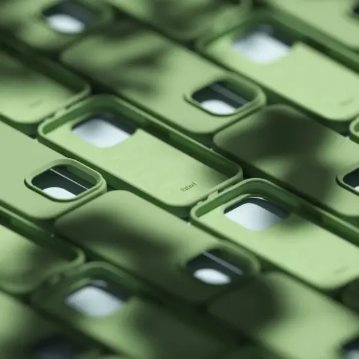 Etteri Silicone case for Samsung Galaxy A55 5G light green Фото num